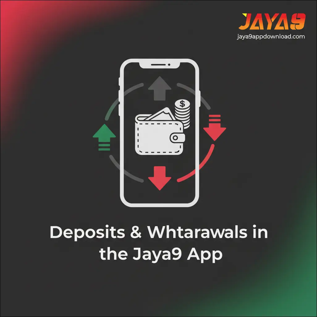 Deposits & Withdrawals in the Jaya9 App